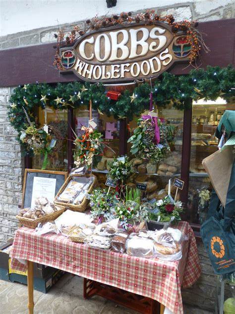 Image showing the fron of Cobbs wholefoods store in Somerton