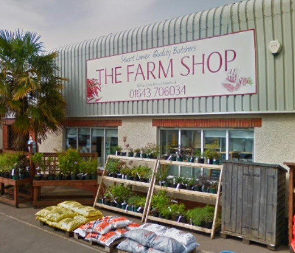 shop frontage of stuart lowen farm shop