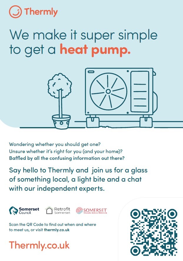 Thermly flyer promoting heatpump installation