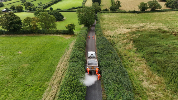 road resurfacing