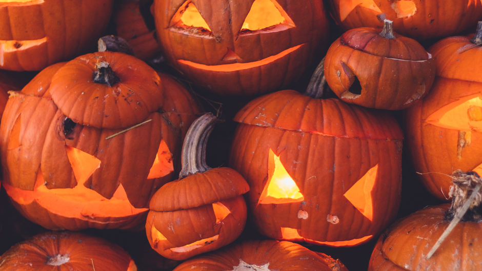 carved pumpkins