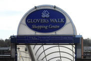 Glovers Walk Shopping Centre entrance.