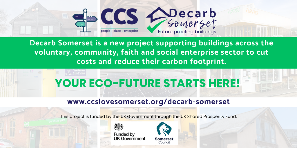 Decarb Somerset programme logo and banner