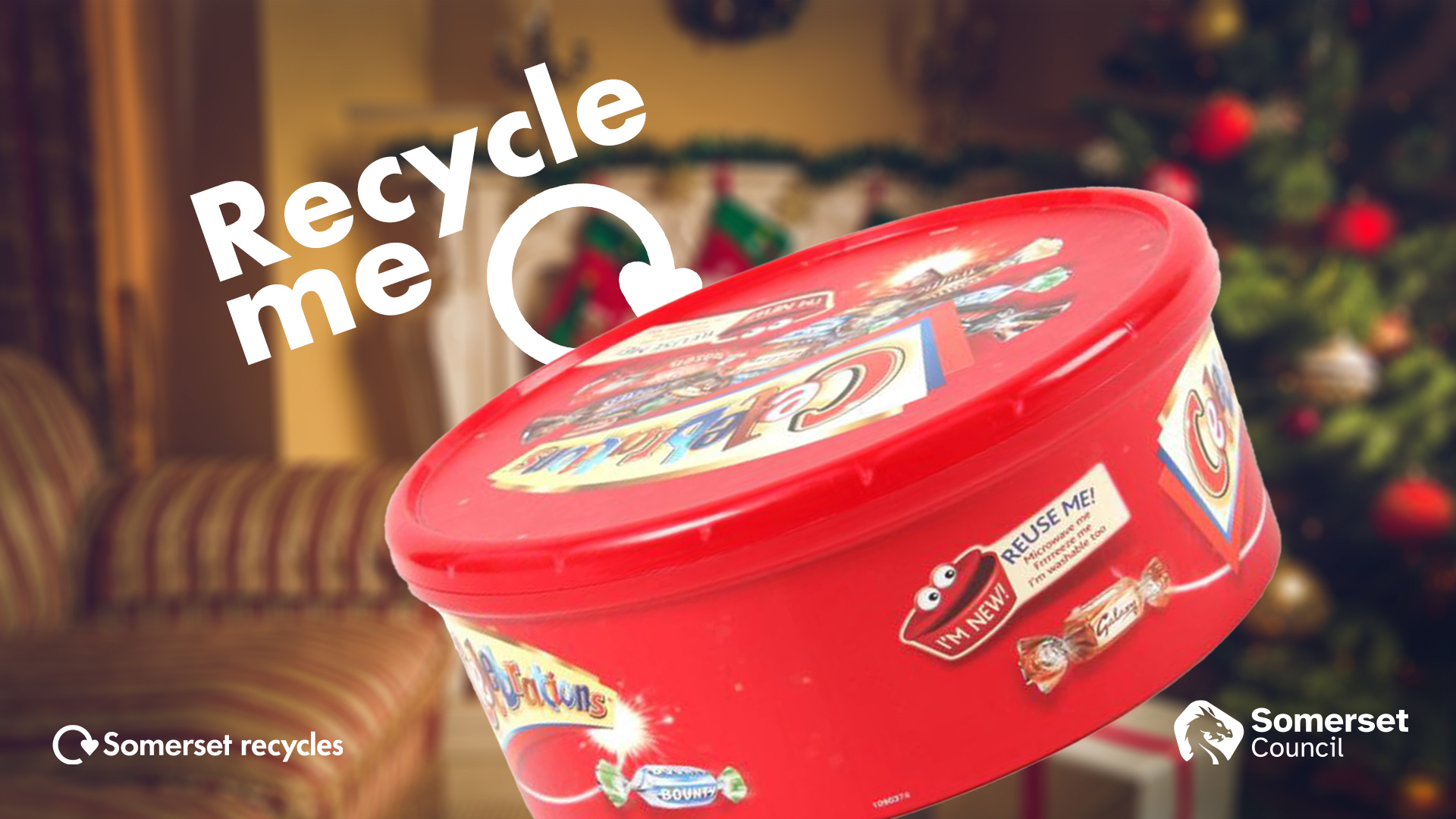 Recycle chocolate tubs