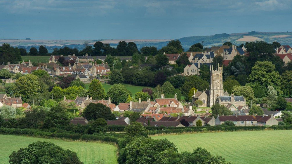 Landscape of the parish of Norton St Philip.