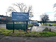 View of Tor Leisure centre as you approach the entrance to the car park.