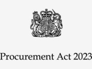 Front cover of the Procurement Act 2023, including Royal crest.