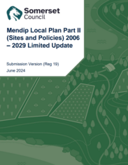 Mendip Local Plan Limited Update front cover of submission document
