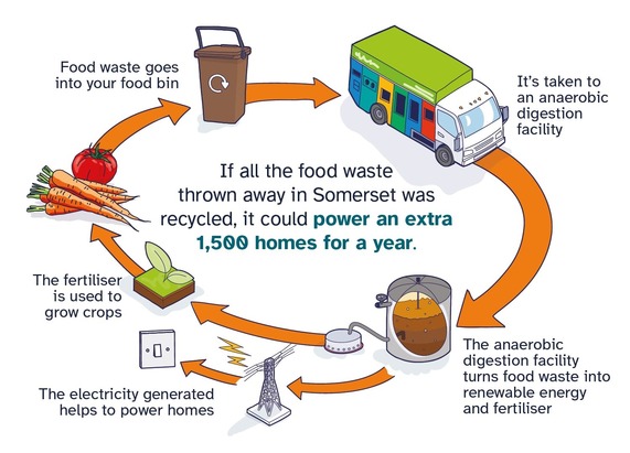 Food waste recycling process