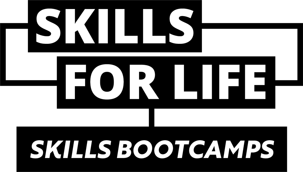 Skills for Life Skills Bootcamps logo.