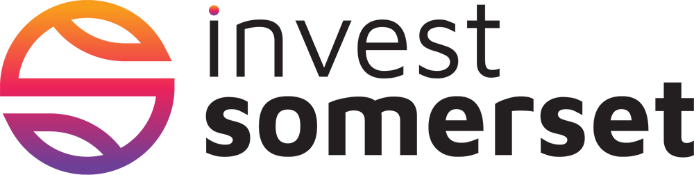 Invest Somerset logo.