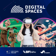 Image of young girl wearing VR headset