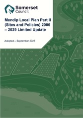 Mendip Adopted Local Plan Part II Limited Update - September 2025