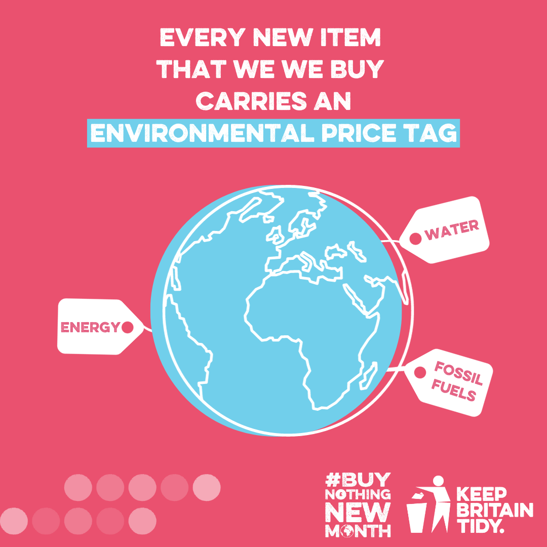 buy nothing new month keep Britain tidy