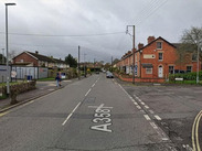 Google Street View of A358 in Chard where drainage improvements and gas mains upgrade were completed as part of a £1.7m project.