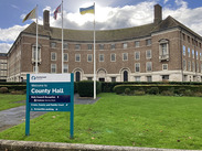 Exterior of County Hall.