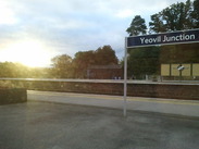 Early morning sun at Yeovil Junction station by Rob Purvis, reproduced under CC BY-SA 2.0 licence.