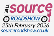 The Source Roadshow logo with event title, date 25 February 2026, and website address sourceroadshow.co.uk.