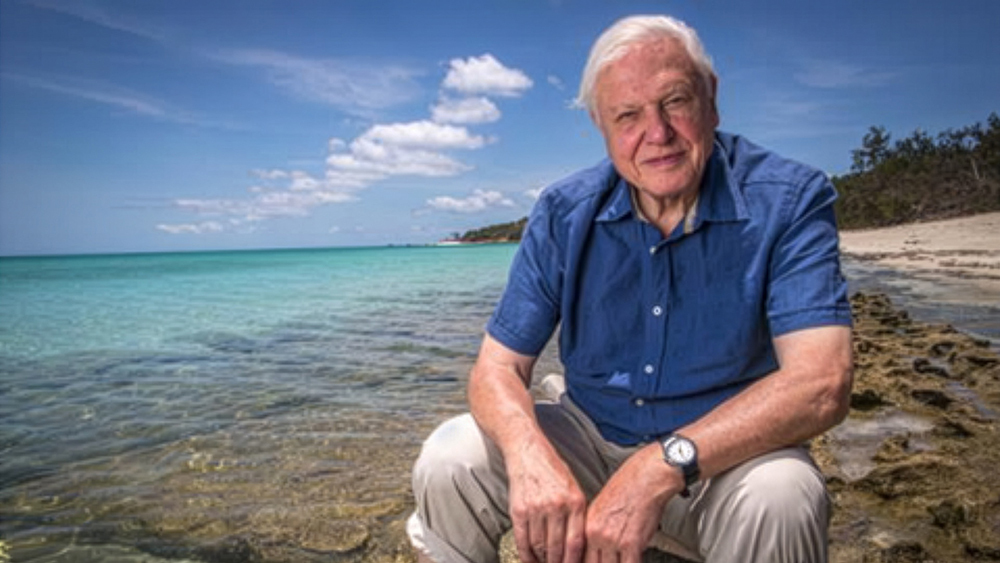 Sir David Attenborough at the Great Barrier Reef. Credit: Department of Foreign Affairs and Trade website (CC BY 4.0)
