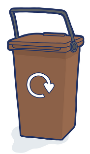Recycling food bin