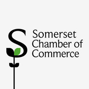 Somerset Chamber of Commerce logo featuring a stylised “S” with green leaves and the Somerset Chamber of Commerce name.