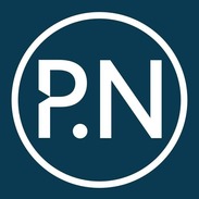 Positive News Facebook profile logo featuring the initials “P.N” in white within a blue circle on a dark blue background.