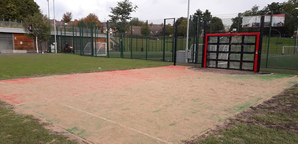 Interactive kick wall