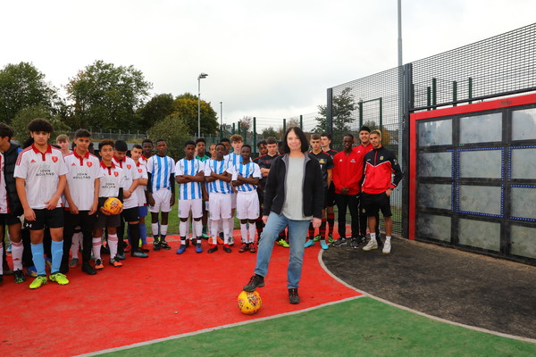 Lowfield Park football wall