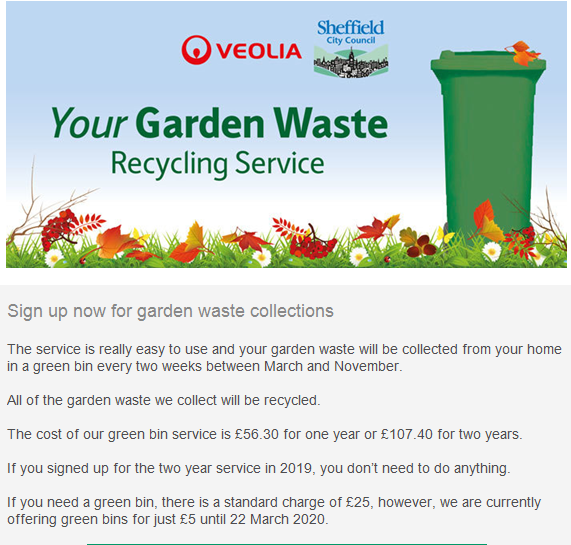Your TARA News Garden Waste