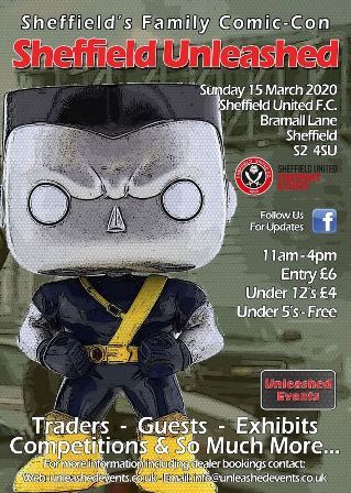 Sheffield unleashed comic con 2020