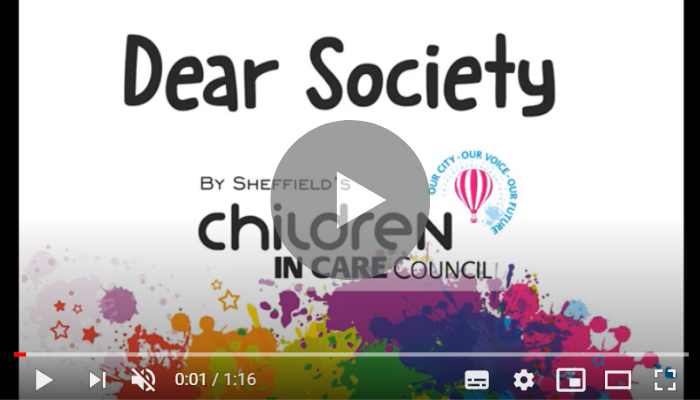 Children in Care Council video still poems in lockdown