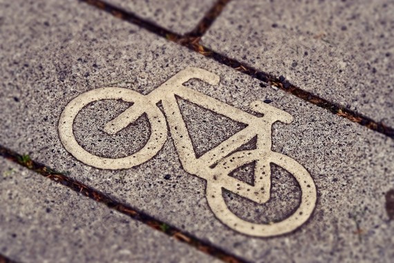 Cycle path logo