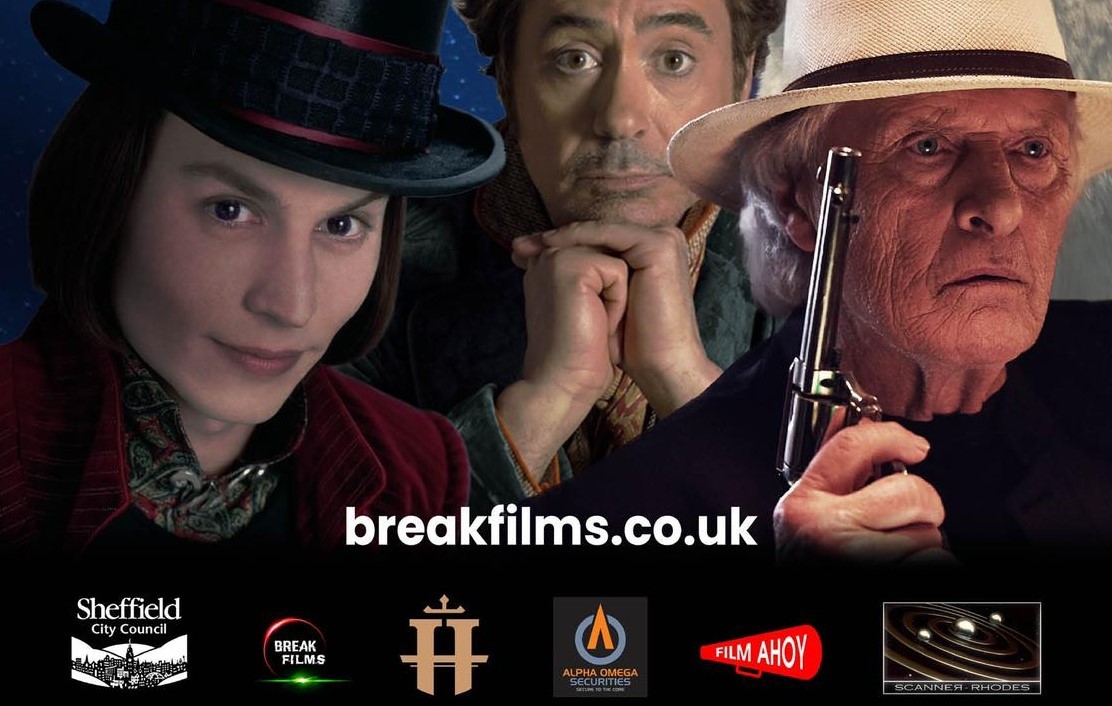 Johnny Depp, Robert Downey Junior and Rutger Hauer from film stills