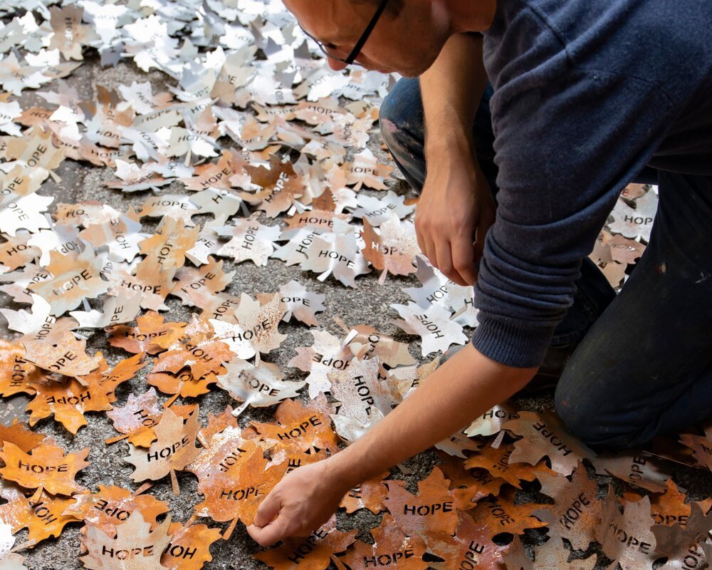 Leaves of the Trees Installation