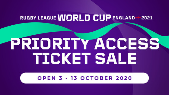 Rugby World Cup Priority Access Tickets