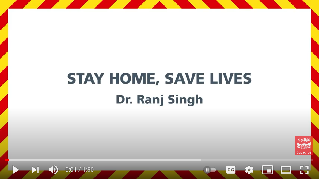 Covid Stay at Home to Save Lives video