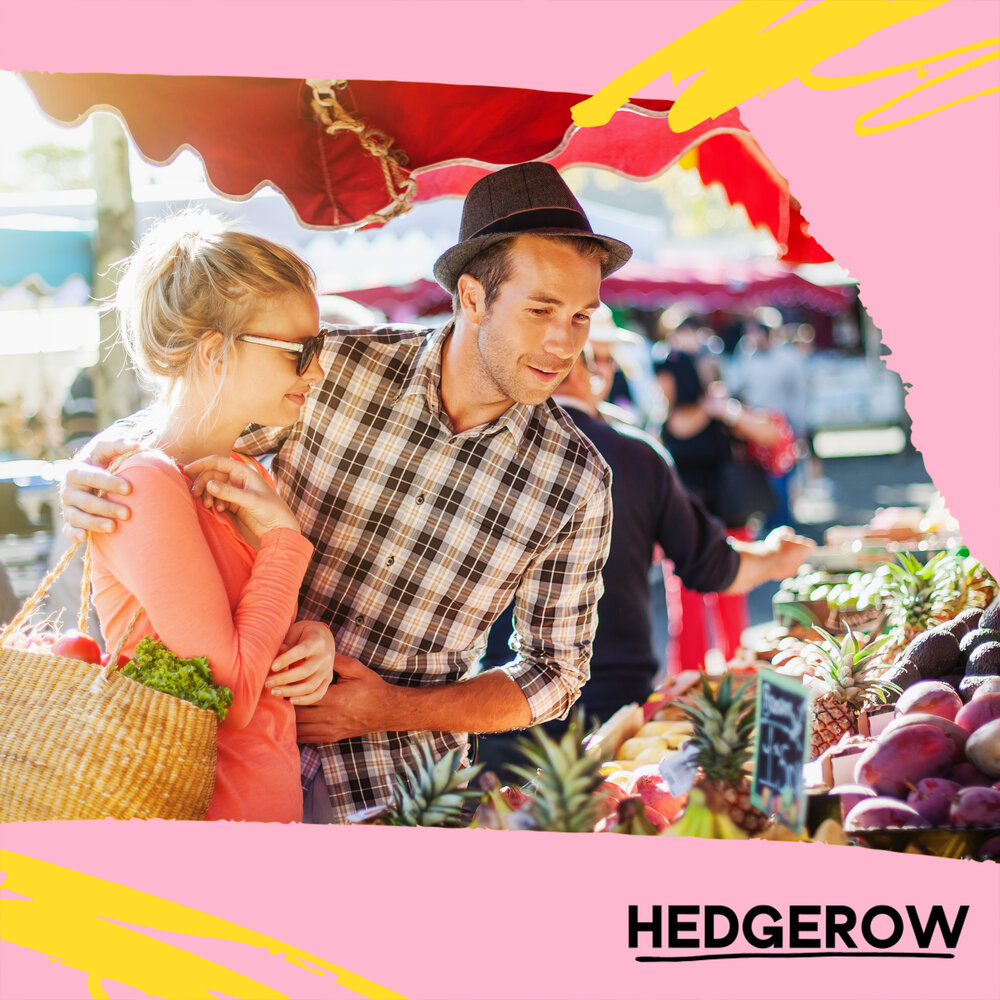 Hedgerow street market