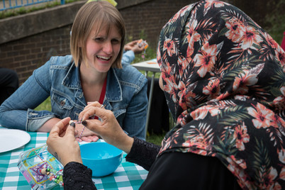 Furnival Project Support Worker Rachel runs the craft club