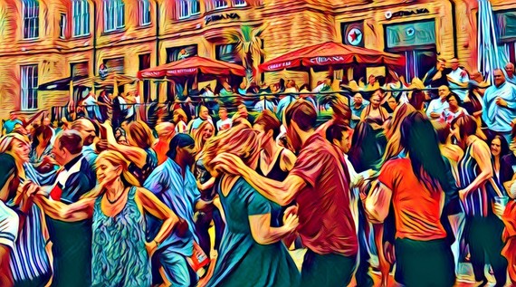 Salsa in the square