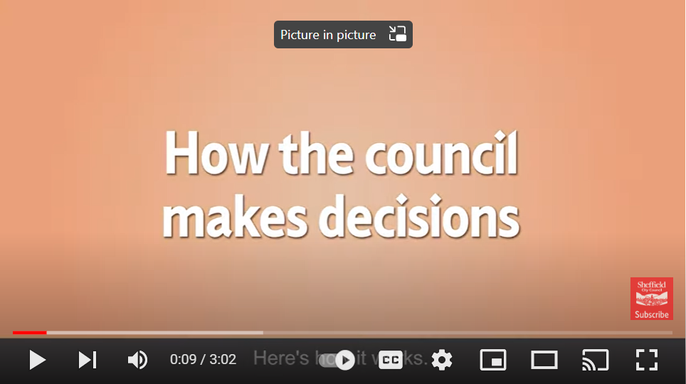 Screen grab how cuncil makes decisions video