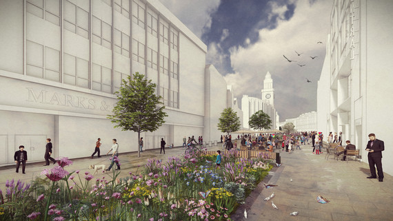 CGI of Fargate regeneration plans
