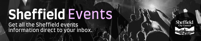 Sheffield Events sign-up banner