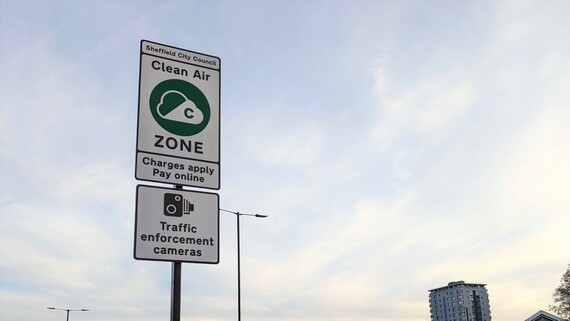 A Clean Air Zone sign