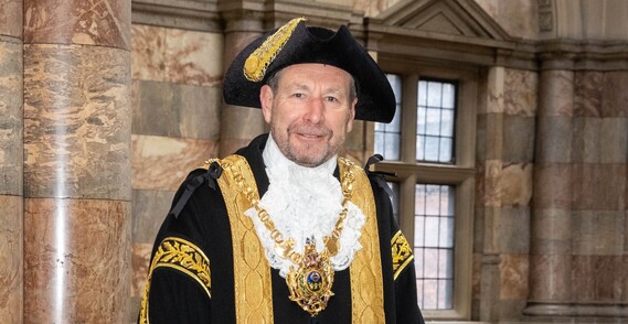 Cllr Colin Ross Lord Mayor of Sheffield