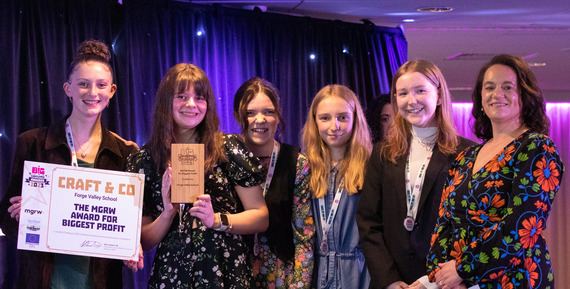 Big Challenge team with their Business Adviser