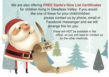 Gleadless Valley Children's Certificate