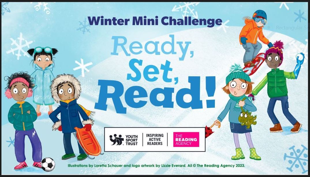 Advert for the mini reading challenge
