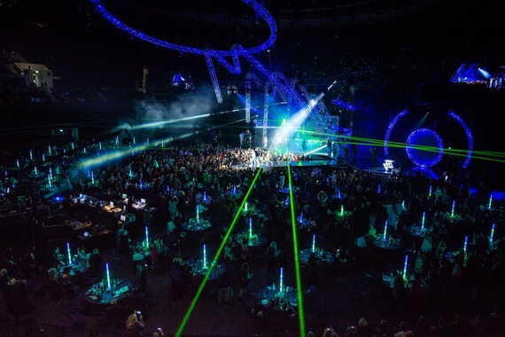 A bird's eye view of the MOBO Awards 