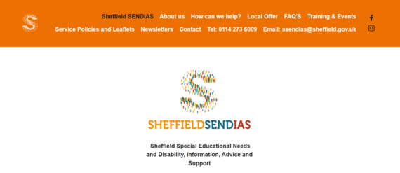 SSENDIAS Website Homepage