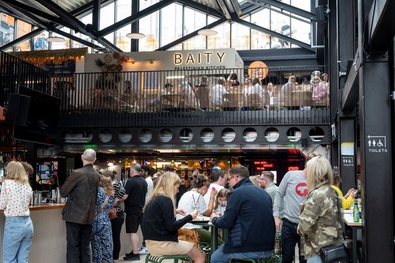 Crowds packed into Cambridge Street Collective